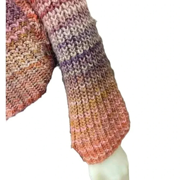 Ruby Moon Knit  Multi Coloured Turtleneck Sweater Size Small - Picture 5 of 10
